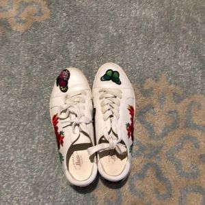 Custom bass sneakers